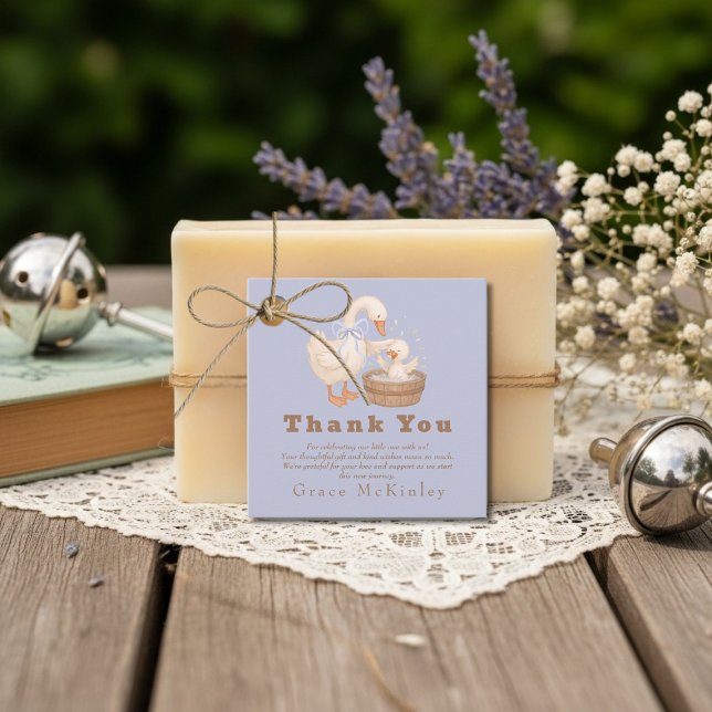 Blue Silly Goose Favor Tags (Blue Silly Goose Favor Tags)