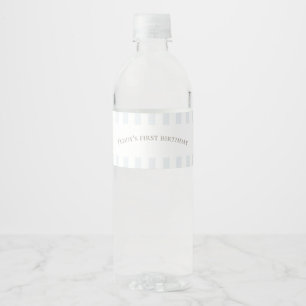 Blue Silly Goose Water Bottle Label