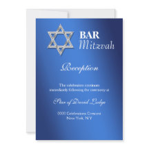 Blue silver bar mitzvah celebrations RECEPTION