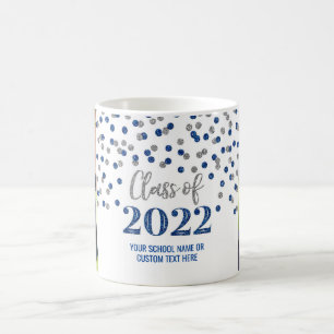 Blue Silver Class of 2022 Coffee Mug