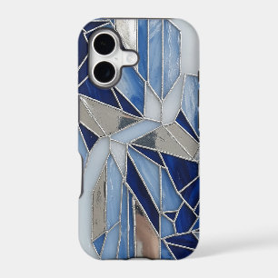 blue silver mosaic 1