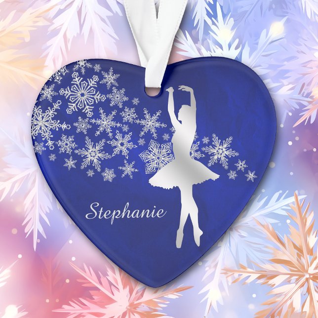 Blue Silver Snowflake Dancer Ornament (Creator Uploaded)