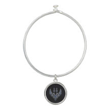 Blue Silver Tiger Crystal Jewellery Set