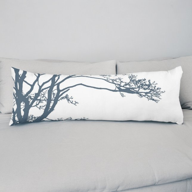 Blue Single Tree Boho Body Pillow (Creator Uploaded)