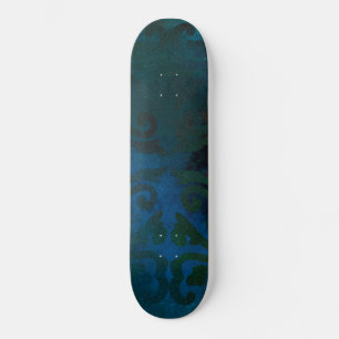 blue skateboard