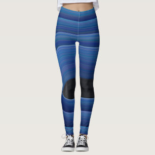 Blue Skeet All-Over-Print Leggings
