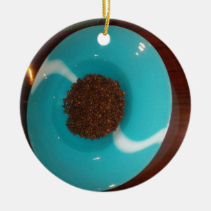 Blue  Skeezer Ceramic Ornament
