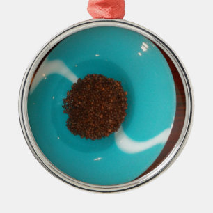 Blue Skeezer Metal Ornament