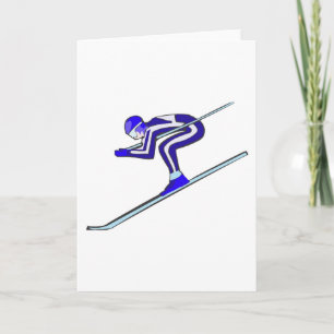 Blue Ski Fast Card