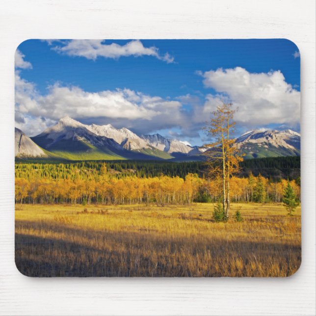Blue skies and clouds above a meadow mouse pad (Front)