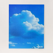 Blue Skies and Clouds Jigsaw Puzzle