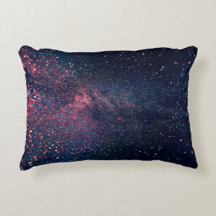 Blue skies filled of stars accent pillow