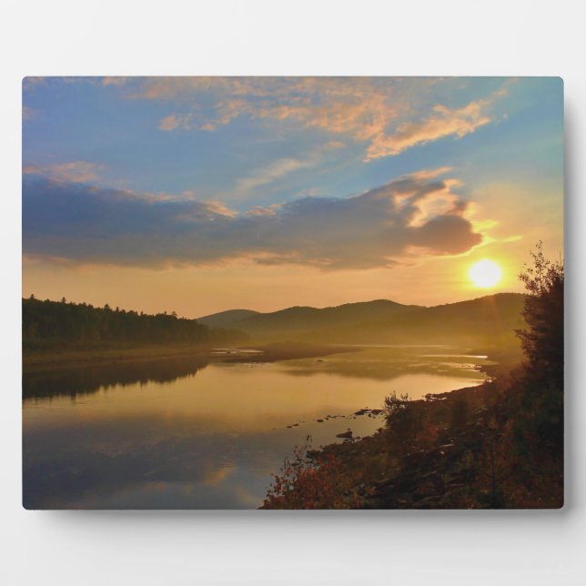 Blue Skies & Golden Sunrise - Crossrock, Allagash Plaque (Front)
