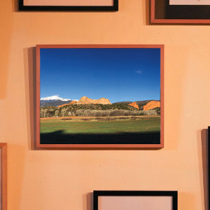 Blue Skies Over Garden of the Gods & Pikes Peak Photo Print