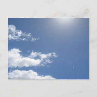Blue Skies post card