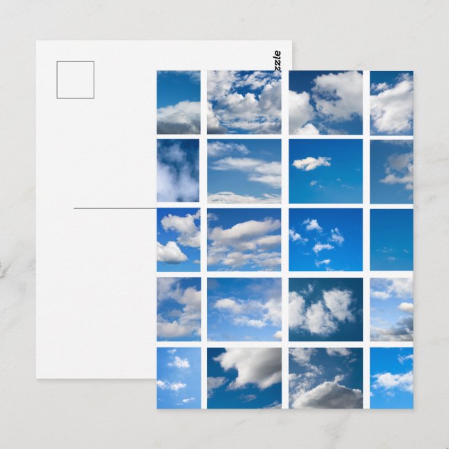 Blue skies postcard (Front/Back)