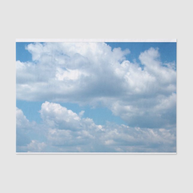 'Blue Skies' Tissue Paper (Front)