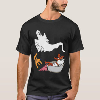Blue Skiing Moomintroll Stuck In Snow Winter Games T-Shirt