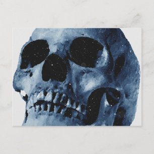 Blue Skull Postcard