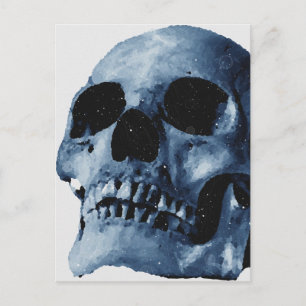 Blue Skull Postcard