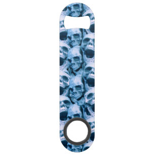 Blue Skulls  Bar Key