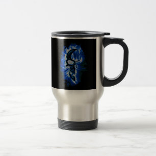 Blue Skullz Travel Mug