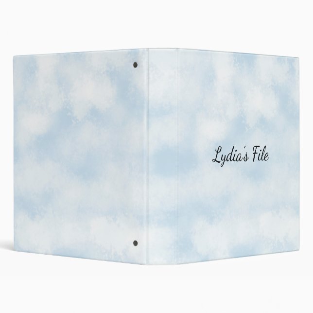 Blue Sky 3 Ring Binder (Background)