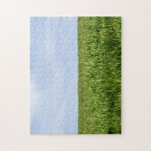Blue Sky And Green Grass (Earth Day Is Every Day) Jigsaw Puzzle