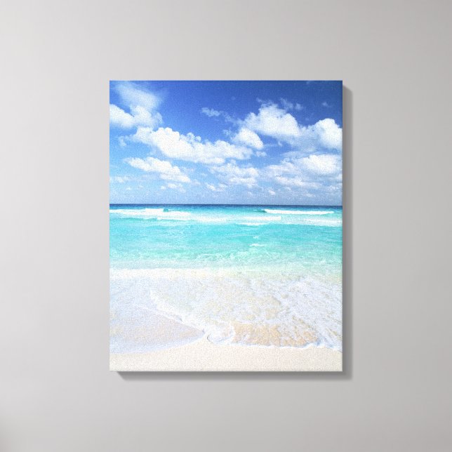 Blue sky and sea 15 canvas print (Front)
