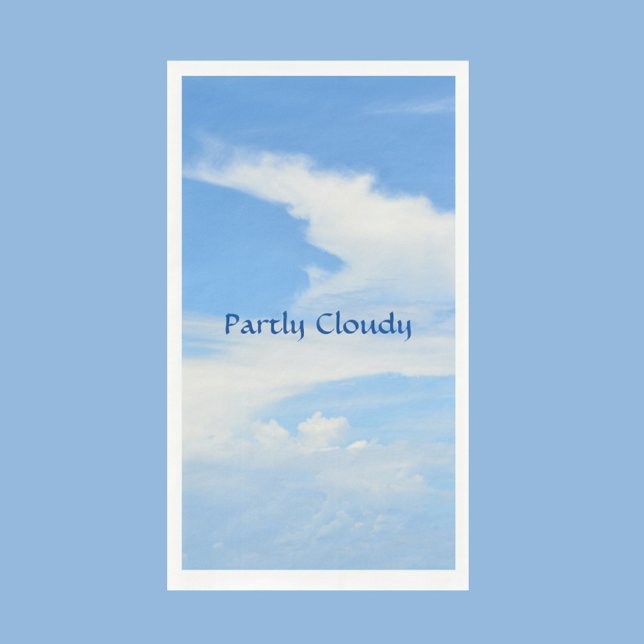 Blue Sky and White Cloud Napkin (Creator Uploaded)
