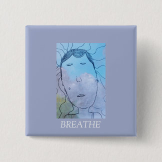 Blue  Sky Button Square