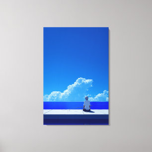 Blue Sky Canvas Print