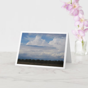 Blue Sky Cloud Landscape Card