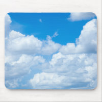 Blue Sky Clouds Background Skies Heaven Design