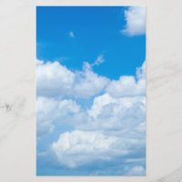 Blue Sky Clouds Background Skies Heaven Design