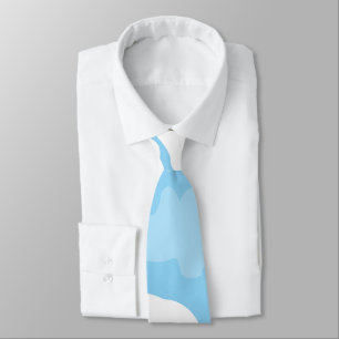 Blue Sky Clouds Tie