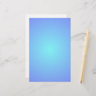Blue Sky Colours Gradient Aqua Blues Stationery