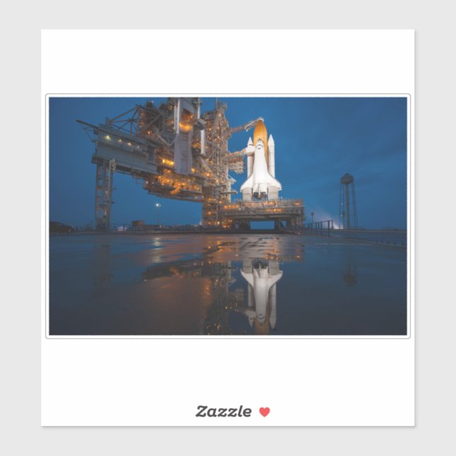 Blue Sky for Space Shuttle Atlantis Launch (Sheet)