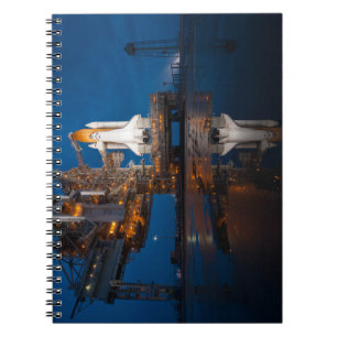 Blue Sky for Space Shuttle Atlantis Launch Notebook
