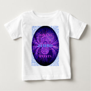 Blue Sky Hakuna Matata Kenya Giraffe Woven Art C Baby T-Shirt