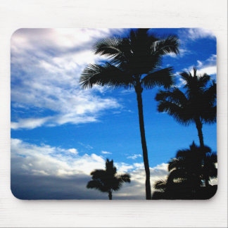 Blue Sky Hawaii Palms Mouse Pad