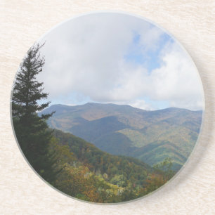 Blue Sky in the Blue Ridge Mountains Coaster