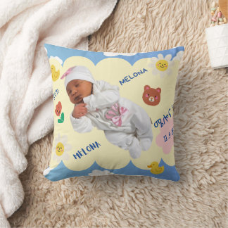 Blue Sky Melona Henok Throw Pillow