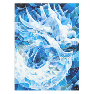 Blue Sky Mosaic Dragon Tablecloth