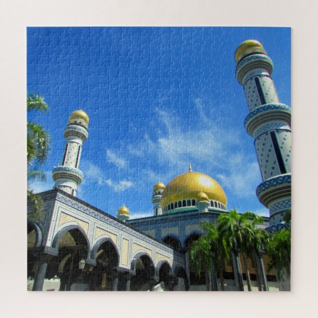 blue sky mosque jigsaw puzzle (Vertical)