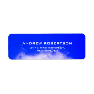 Blue Sky Plain Elegant Minimalist Simple