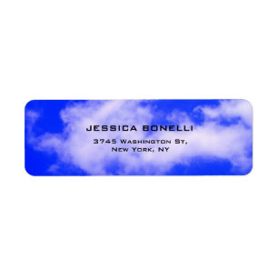 Blue Sky Plain Modern Trendy Minimalist
