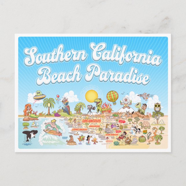 Blue Sky SoCal Postcard (Front)
