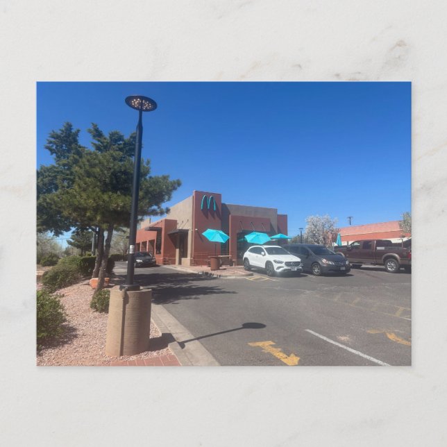Blue Sky Southwest Architecture Postcard (Front)