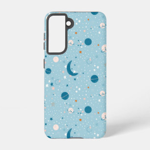 Blue Sky & Space Pattern Samsung Galaxy Case